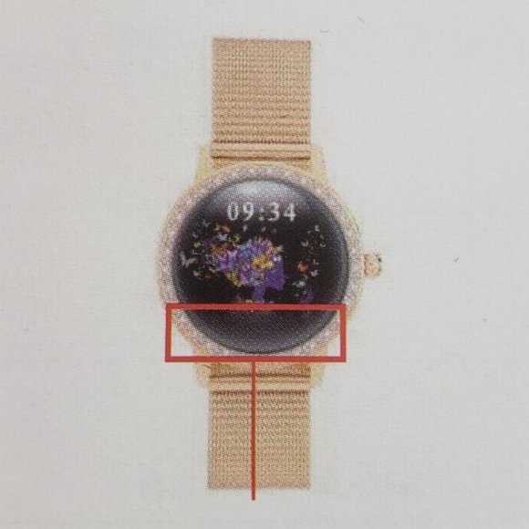 unknown Accessories - Watch smart brand is Longlu detachable band goldtone